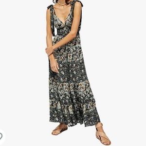 Free People “Let’s Smock About It” maxi dress